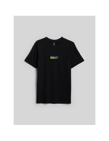 T-shirt regular z nadrukiem męski 4f 4fraw26ttshm4665-20s