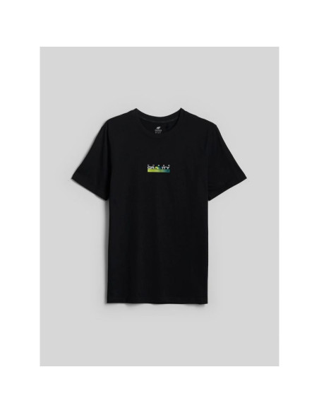 T-shirt regular z nadrukiem męski 4f 4fraw26ttshm4665-20s