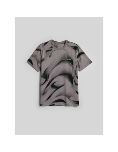 T-shirt regular z nadrukiem męski 4f 4fraw26ttshm4668-20a