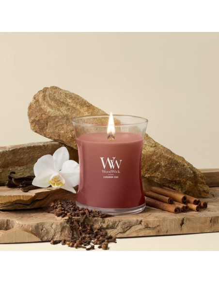 Świeca mała cinnamon chai woodwick