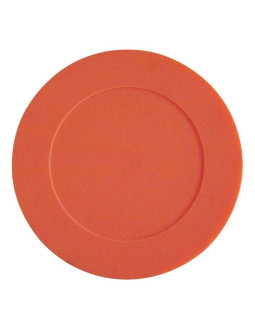 Krążek do unihokeja pvc 3" pomarańczowy