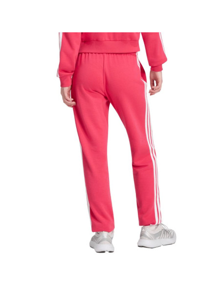 Spodnie damskie adidas essentials 3-stripes french terry cuffed różowe kf8339