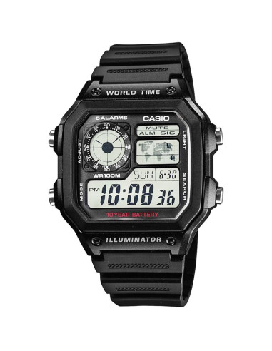 Zegarek męski casio ae-1200wh-1avef + box