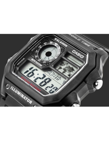 Zegarek męski casio ae-1200wh-1avef + box
