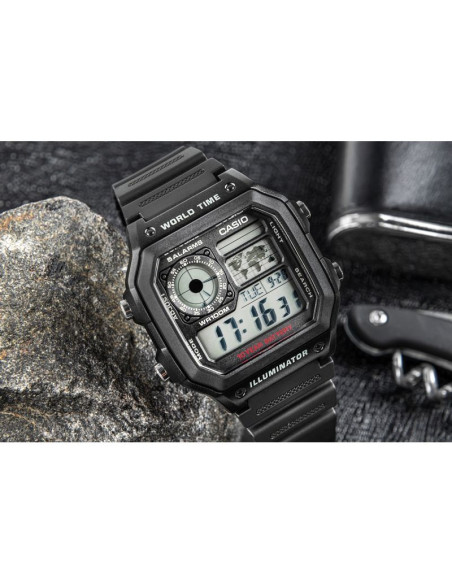 Zegarek męski casio ae-1200wh-1avef + box