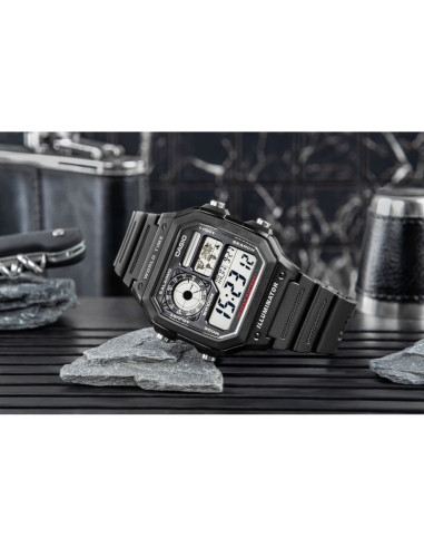 Zegarek męski casio ae-1200wh-1avef + box