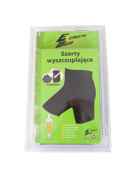 Szorty wyszczuplające na zamek ns 4880 b thorn/iron body