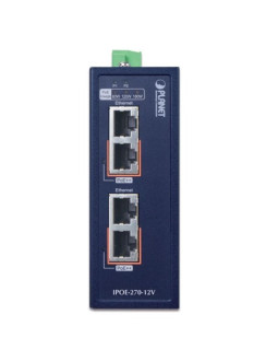Planet ipoe-270-12v przełącznik sieciowy obsługa poe niebieski 2