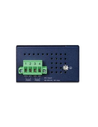 Planet ipoe-270-12v przełącznik sieciowy obsługa poe niebieski