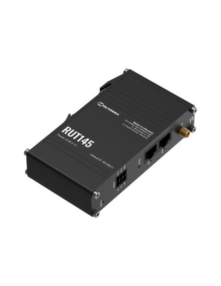 Teltonika rut145 router bezprzewodowy fast ethernet jedna częstotliwości (2,4 ghz) czarny