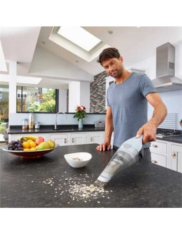 Odkurzacz przenośny black & decker nvc215w niebieski, szary bez worka 2