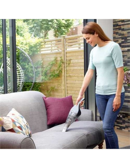 Odkurzacz przenośny black & decker nvc215w niebieski, szary bez worka