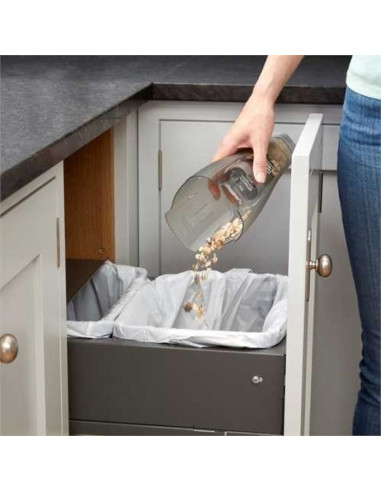 Odkurzacz przenośny black & decker nvc215w niebieski, szary bez worka