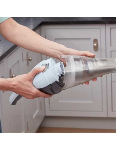 Odkurzacz przenośny black & decker nvc215w niebieski, szary bez worka