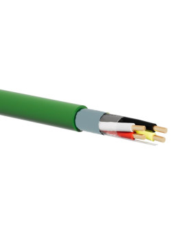 Kabel sterowniczy knx / bus eib, j-2y(st)h 2x2x0.8, lsoh dca, 500m, zielony alantec