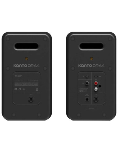 Kanto audio ora4 – głośniki referencyjne 140w usb-c / bluetooth – black (para)