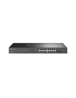 Switch tp-link tl-sg2218p l2/l2+ gigabit ethernet (10/100/1000) obsługa poe 1u czarny