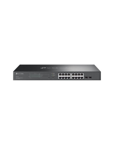 Switch tp-link tl-sg2218p l2/l2+ gigabit ethernet (10/100/1000) obsługa poe 1u czarny