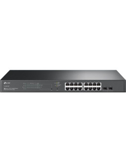 Switch tp-link tl-sg2218p l2/l2+ gigabit ethernet (10/100/1000) obsługa poe 1u czarny 2