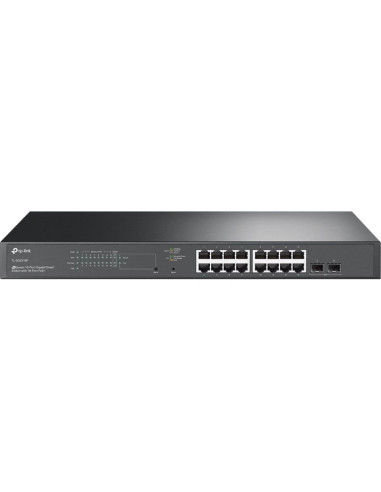 Switch tp-link tl-sg2218p l2/l2+ gigabit ethernet (10/100/1000) obsługa poe 1u czarny