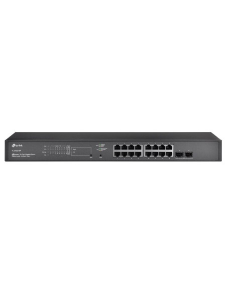 Switch tp-link tl-sg2218p l2/l2+ gigabit ethernet (10/100/1000) obsługa poe 1u czarny