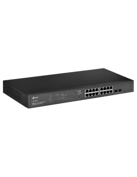 Switch tp-link tl-sg2218p l2/l2+ gigabit ethernet (10/100/1000) obsługa poe 1u czarny