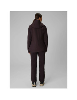 Spodnie trekkingowe softshell wiatroodporne membrana 10000 damskie 4f 4fraw26tftrf1608-80s 2