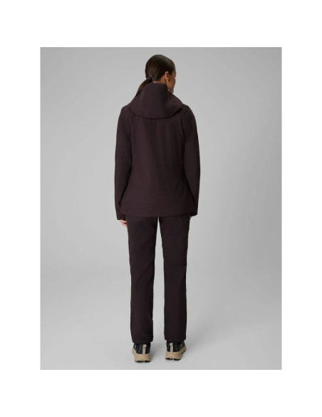 Spodnie trekkingowe softshell wiatroodporne membrana 10000 damskie 4f 4fraw26tftrf1608-80s