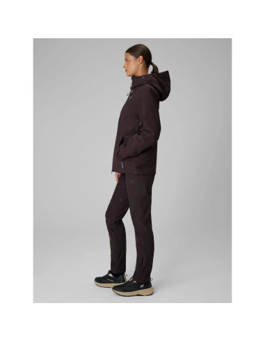 Spodnie trekkingowe softshell wiatroodporne membrana 10000 damskie 4f 4fraw26tftrf1608-80s
