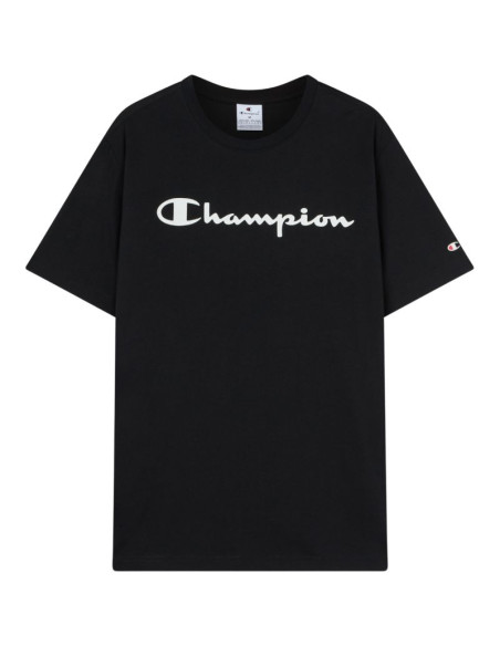 Koszulka męska champion ss tee czarna 221814 kk001