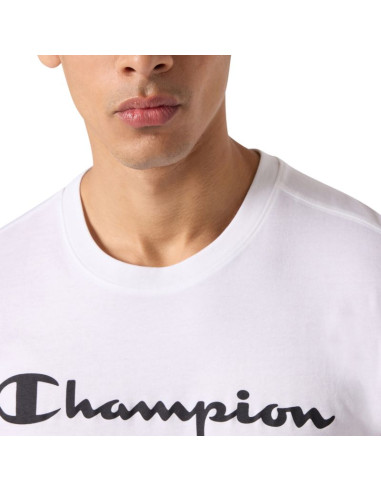 Koszulka męska champion ss tee biała 221814 ww001