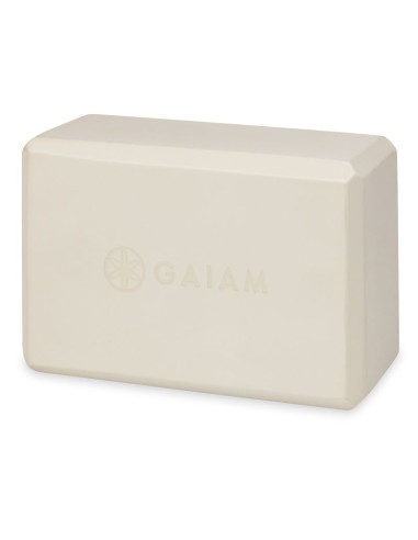 Gaiam kostka do jogi calming greige 66032