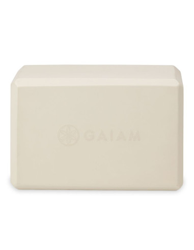 Gaiam kostka do jogi calming greige 66032