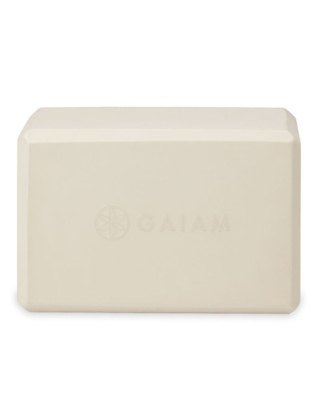 Gaiam kostka do jogi calming greige 66032