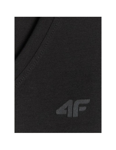 T-shirt basic z dekoltem typu serek damski 4f 4fwmm00ttshf3307-20s