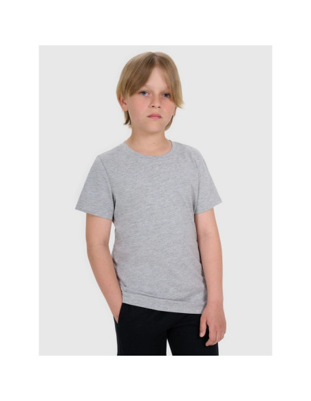 T-shirt regular gładki chłopięcy 4f 4fjrmm00ttshm3254-25m