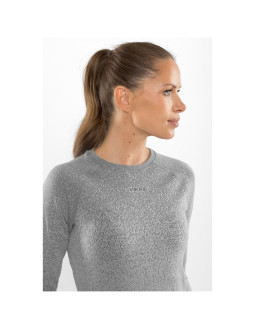Bielizna damska viking altis lady set merino szara   m