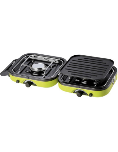 Kuchenka turystyczna na kemping podwójna dual compact + grill