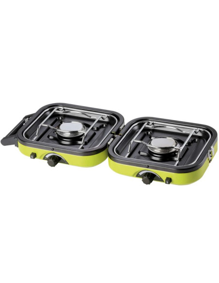 Kuchenka turystyczna na kemping podwójna dual compact + grill