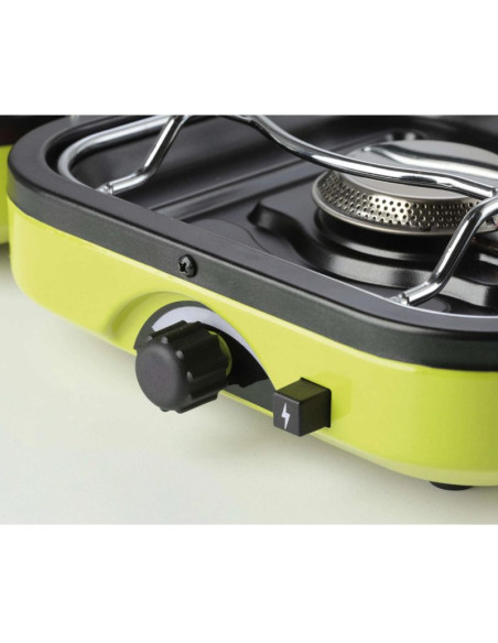 Kuchenka turystyczna na kemping podwójna dual compact + grill