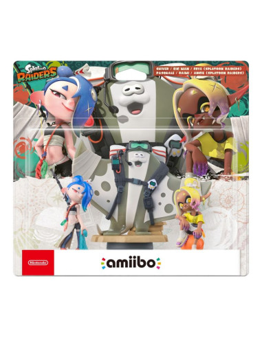 Nintendo amiibo shiver, big man, frye (splatoon raiders) interaktywna postać z gier