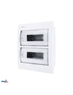Rozdzielnica podtynkowa ip40 zaciski 36n+36pe 3x12p