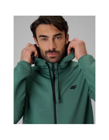 Bluza treningowa regular z kapturem męska 4f 4frss26tfswm0872-46s