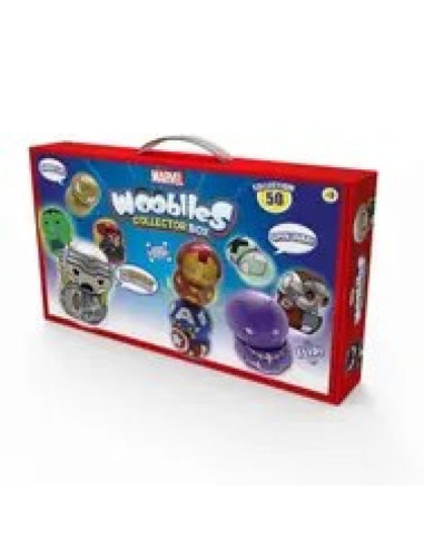 Wooblies marvel - skrzynka kolekcjonerska + 4 figurki wbm 006