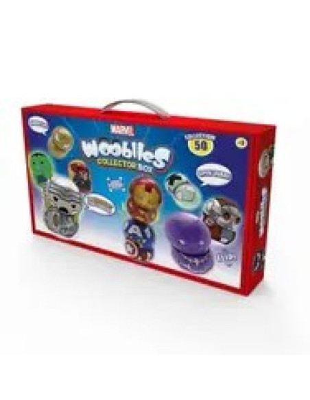 Wooblies marvel - skrzynka kolekcjonerska + 4 figurki wbm 006