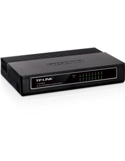 Tp-link tl-sf1016d przełącznik sieciowy fast ethernet (10/100) czarny