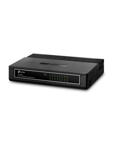Tp-link tl-sf1016d przełącznik sieciowy fast ethernet (10/100) czarny