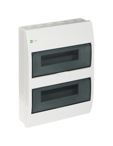 Rozdzielnica natynkowa 24-modułowa elegant-2x12/nt/w/epn elektro-plast