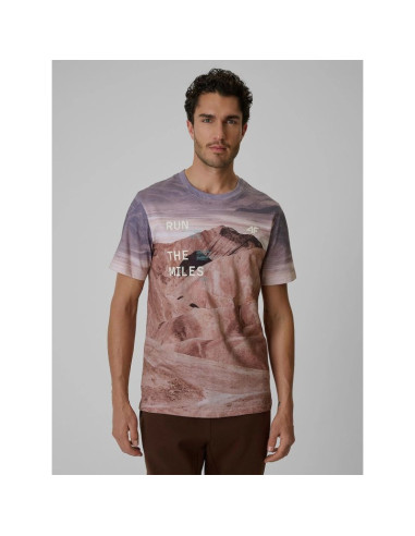 T-shirt regular z nadrukiem męski 4f 4frss26ttshm4229-83a
