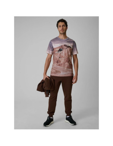 T-shirt regular z nadrukiem męski 4f 4frss26ttshm4229-83a